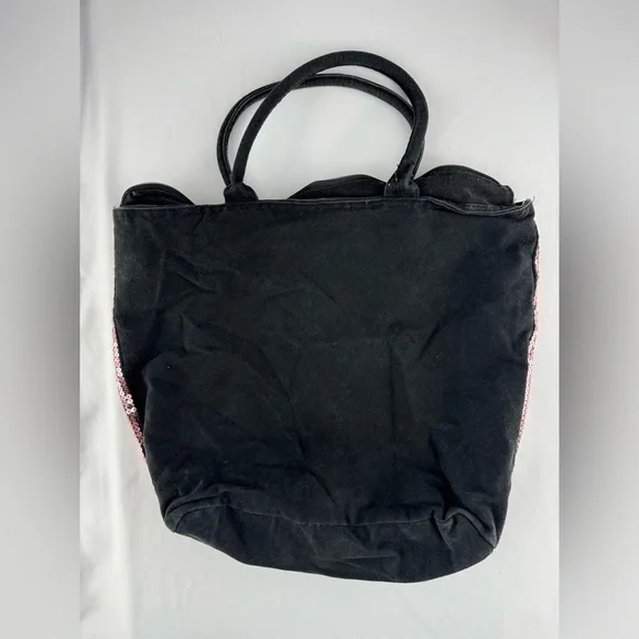 Victoria’s Secret Silver and Pink Sequin Tote Bag - Picture 2 of 4